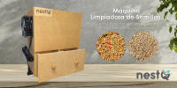 nestQ Limpiador Semillas Pajaros Maquina Limpieza Alpiste Mixtura Aves - Altura 33cm, Ancho 15cm y Largo 28cm (S) - details 0