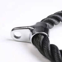 Cuerda De Tríceps Para Cable De Gimnasio Equipo De Ejercicio De Fuerza Y Fitness Para Hombres Y Mujeres Entrenamiento De Músculos Del Brazo Y Espalda - details 1