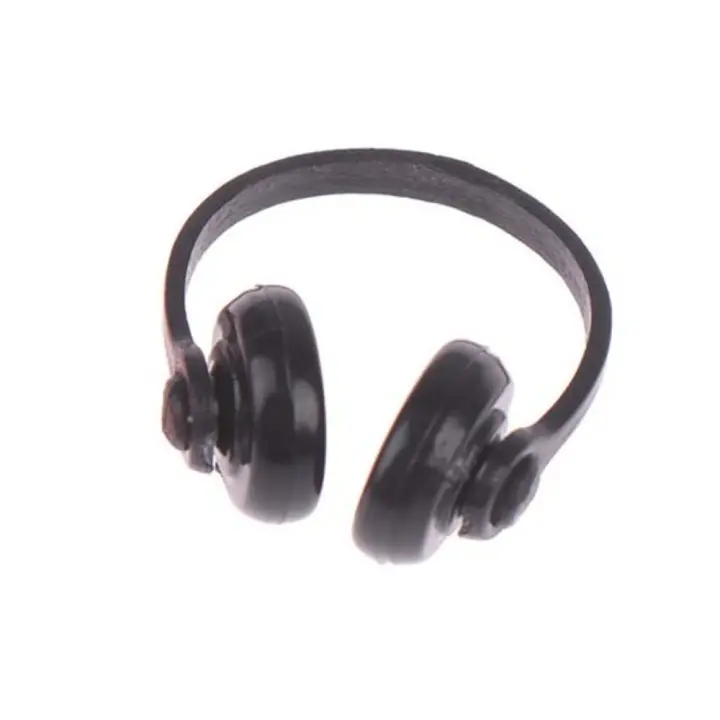 Miniauriculares De Muñeca Para Casa De Muñecas a Escala 1/12 Detalles Notables Accesorio De Muñeca Para Decoración De Casas De Muñecas Unisex - 1