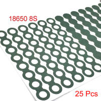 25/100pcs Almohadillas Aislantes Para Baterías De Litio 18650 21700 Papel De Barley Insulante Para Packs De Baterías Y Electrodos Huecos - details 2