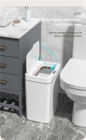Bandeja De Baño Inteligente Almacenamiento Automático Blanco Sensor Táctil Ecológico 15L Sin Cierre De Plástico Rectangular - details 4