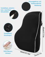 FAOKZE Cojín de Soporte Lumbar Ergonómico,Cojín Lumbar de Memoria para casa, Oficina, Coche, Viajes. Cojin Lumbar with Funda antiestática, Adgradable PARA LA Cuero y para una Postura cómoda - details 0