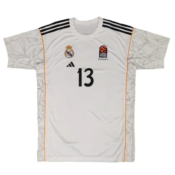Camiseta Real Madrid Baloncesto de Sergio Rodriguez "Chacho" - Calentamiento Euroliga Adidas 2024-25 Adidas - 1