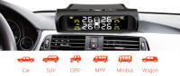 Sistema De Alarma De Presión De Neumáticos E-ACE Solar Con Monitor De Temperatura Y Presión Para Coche Seguridad Automática - details 19