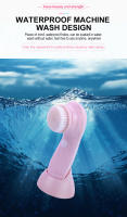 Limpiador facial eléctrico tres en uno, cepillo de limpieza facial con masaje giratorio multifunción, dispositivo de limpieza facial para limpieza de poros y espinillas, rosa - details 13