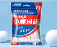 1000Pcs Floss Dental Familiar Fawnmum Con Dos Líneas De Toallitas Desechables Para Cuidado Oral Fresh Breath Para Adultos - details 16