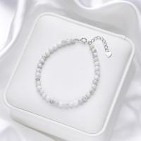 Pulsera de Turmalina Hecha a Mano en Plata de Ley 925 de 4mm with Piedra Natural de 4mm para Mujeres Joyería de Fiesta Gift de Bangles de Amatista - details 11