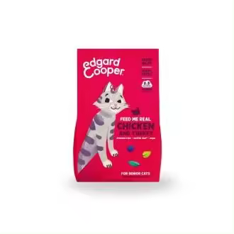 Comida para Gato Senior EDGARD COOPER de Pollo y Pavo 2kg - 1