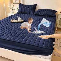 Protector De Sábanas Impermeable Con Cama Durable Antialérgico No Esmerilado Tamaño Ajustable 150/160x200 Anti-Polvo Y Anti-Rasguños - details 4