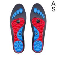 1 Par De Plantillas De Acupresión Para Pies High-end Para Hombres Y Mujeres Con Tecnología Magnética Ortopédica Y Gel Soporte Para Zapatos Absorbente De Sudor Y Antideslizante - details 3