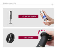 Abreventanas De Vino Eléctrico 3 En 1 Recargable Automático Con Aerador Y Dispensador Set De Herramientas De Bar TYPE-C - details 1