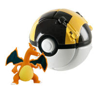 Figura De Acción Pokemon Ball Pokeball Anime Juguete Para Niños Pikachu Charizard Squirtle Monstruo De Bolsillo Muñeco De Modelado Regalo - details 1