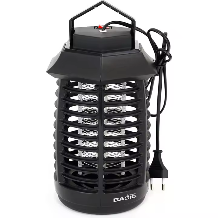 Basic Home - Mata Insectos Eléctrico 3W Luz Ultravioleta para uso en Interior y Exterior - 1