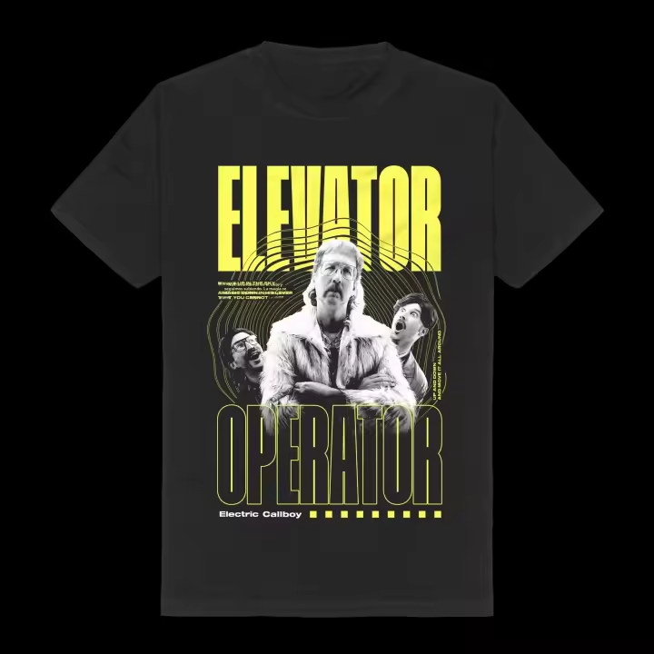 Camiseta Eléctrica Callboy Estampado Moda Verano Ligera Y Delgada Hombres Y Mujeres Manga Corta Cuidado Con Lavado Máquina - 1