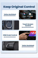 Adaptador Wireless Carplay 2en1 Android Auto Dongle Inteligente Plug And Play Actualización FOTA 5G WIFI Para Audi Benz Volvo Kia Toyota - details 4