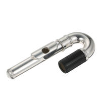 Juego De Cabeza De Flauta Enchufada De Níquel Accesorio Musical Para Repuesto Parte De La Cabeza De Flauta Curva - details 7