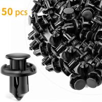 50 Pcs Clip De Expansión De Plástico ABS Negro Para Reparación De Autos Herramienta De Decoración Y Fastener De Auto Accesorios De Coche - details 0