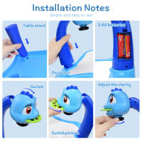 Mesa De Dibujo LED Para Niños Tablero De Pintura Artística Juguete De Graffiti Blanco Como Tablero Educativo Regalo Para Niños - details 7