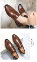 Zapatos De Vestir Para Hombre Luckman Cuero Sintético Moda Negocios Lujosos Zapatos Planos Punta Cerrada Transpirables Para Primavera Y Otoño - details 5