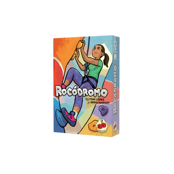 2Tomatoes Games - Rocódromo | Juego de Mesa con Tablero | Logra Ser el Primero en Superar la Pared | 2 a 4 Jugadores | Español, Alemán, Inglés y Francés | Temática: Deportes - 1