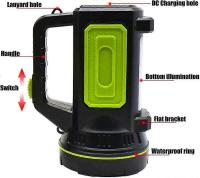 Ultra potente USB recargable LED interior 135000 lúmenes 6000mAh con luz lateral de alta potencia impermeable interior - details 1