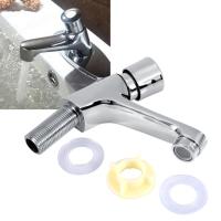 Grifo De Baño Con Retardo De Tiempo Y Ajuste Automático Cromado Grifo Ahorrador De Agua Para Lavabo Montaje En Superficie Cerámica - details 7
