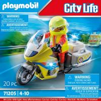 Playmobil  City Life 71205 Moto de Emergencias con luz Intermitente, + 4 años - details 4