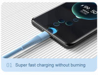 Cable De Carga Rápida PD 100W Tipo C a Tipo C De Silicona Líquida Para Xiaomi 13 Huawei Samsung S6 MacBook Cargador Para Ipad pro - details 15