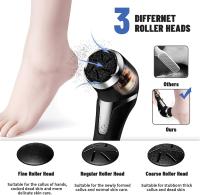 Lima eléctrica pies durezas, recargable, impermeable, pedicura profesional. - details 3