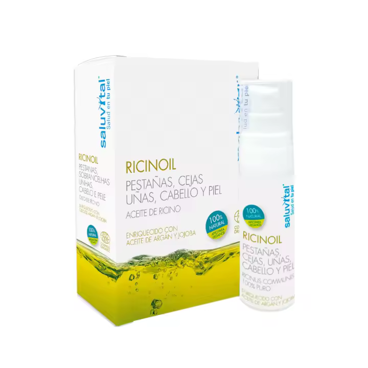 SALUVITAL Ricinoil Aceite de Ricino 100% Puro, con Certificación Ecológica ECOCERT. 30 ml. - 1
