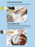 Cepillo De Limpieza Eléctrico Multifuncional Para Cocina Y Baño Cepillo Portátil De Mano Para Platos/Cacerolas Fabricado En Plástico - details 4