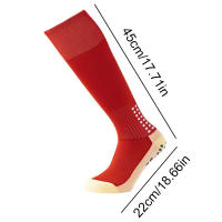 Calcetines De Fútbol Largos Para Hombres Y Mujeres Antideslizantes Y Anti-fricción Con Fondo De Silicona Alto Para Deportes Y Adecuados Para El Otoño - details 6