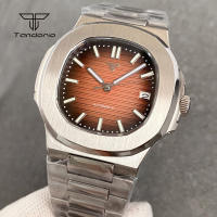 Reloj Automático Tandorio Cuadrado 40mm Para Hombre Acero Inoxidable NH35 Multicolor Dial Cristal De Zafiro Fecha Luminoso Mecánico De Pulsera - details 31
