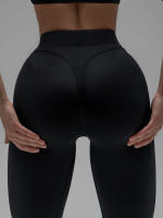 Leggings De Yoga Para Mujer Cintura Alta Sin Costuras Elasticidad Secado Rápido Pantalones Estrechos De Gimnasio Y Correr - details 9