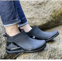 Botas De Lluvia Antideslizantes Para Hombre Botas Cortas Impermeables De Goma Para Cocina Cubierta De Zapatos Para Lavado De Coche Pesca Y Trabajo - details 8