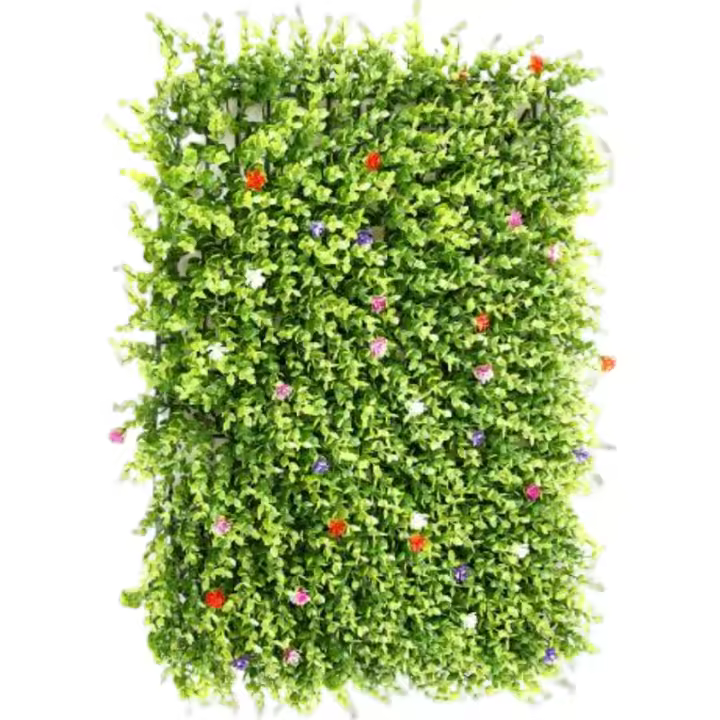 LILI HOME Plantillas de Planta Artificial Vertical (40 x 60 cm cada una) es ideal para decorar paredes interiores y exteriores, creando un ambiente fresco y vibrante en cuestión de minutos. Fabricadas en plástico PE (polietileno), un material re - 1