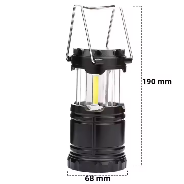Lámpara De Camping Portátil LED Mini Torcha Telescopio Impermeable Luz De Emergencia Exterior Para Acampar Con Batería AA - 1
