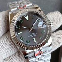 Reloj De Buceo Matelion 200M Impermeable Con Pantalla De Esmeralda Número Romano Verde Oscuro Y Dial Gris NH35A Correa De Acero Para Hombres 36mm 39mm - details 1