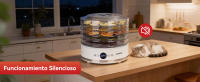 Aigostar Deshidratador de Alimentos, 5 Bandejas sin BPA con Pantalla LED - Temperatura Ajustable 35-70 ° C y Temporizador 48H para Frutas, Carnes y Verduras |   Funciona en Silencio, 380W, Modo Ventilador + Libro de Recetas - details 11