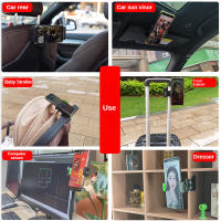 Soporte De Teléfono Para Asiento Trasero De Tesla Model 3/Y Accesorios Interiores 360° Rotativo Con Gancho Material ABS - details 4