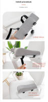 Almohadilla De Soporte Para Codos De Espuma De Memoria Para Silla De Oficina Y Sala De Juegos Cojín De Muebles Para Adultos Relleno Desmontable Y Lavable - details 5