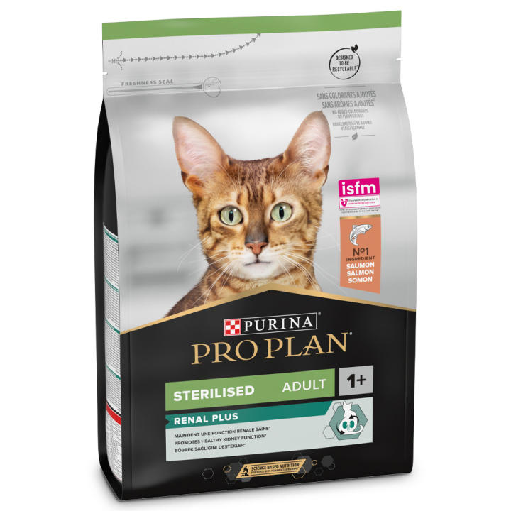 Purina Pro Plan Esterilizados Renal 10kg - Pienso Gatos Adultos Esterilizados con problemas renales