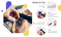 Mini Pin Vise Micro Herramienta Rotativa Para Bricolaje Joyería Madera Plástico Cerámica Bit Twist PCB Herramienta De Grabado - details 2