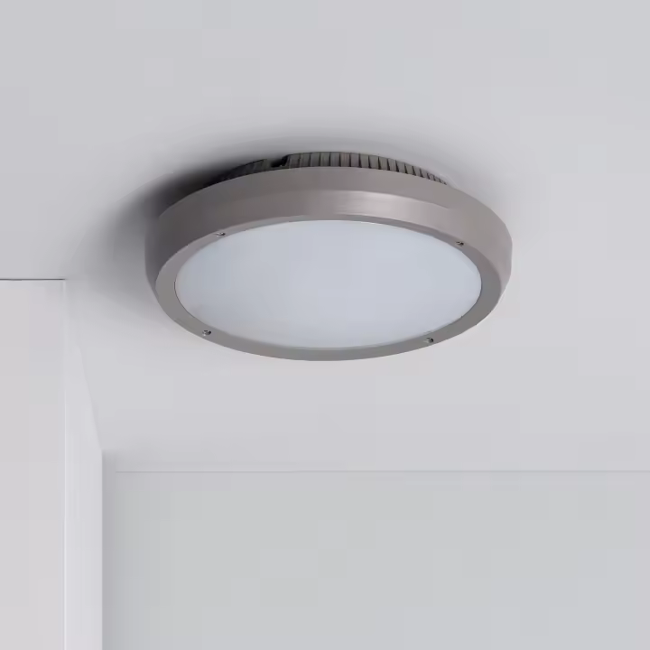 Ledkia Plafón Circular para Exterior Ø300 mm IP65 Curio Gris - 1