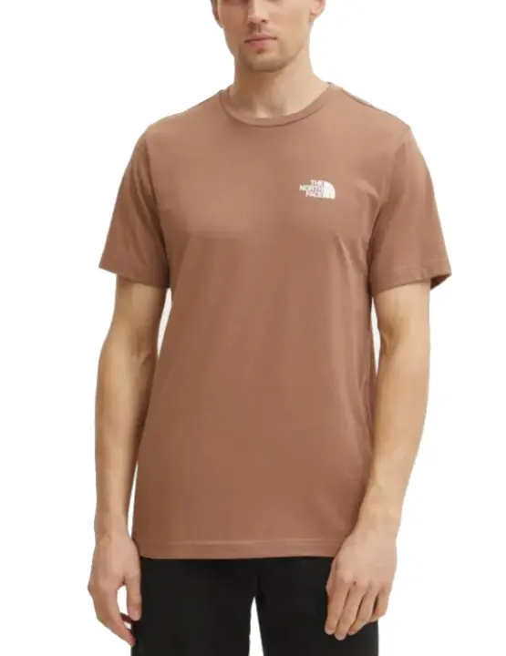 Camiseta TNF MN Simple Dome Marrón - 1