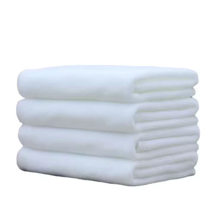 Verde - Toalla Facial de Microfibra Suave Blanca - 10 Piezas - 1