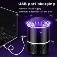 Lampara Repelente De Peces Uv LED Con Ventilador Eléctrico Para Control De Plagas Interior Mosquitos Y Bug Zappers Recargable Por USB - details 5