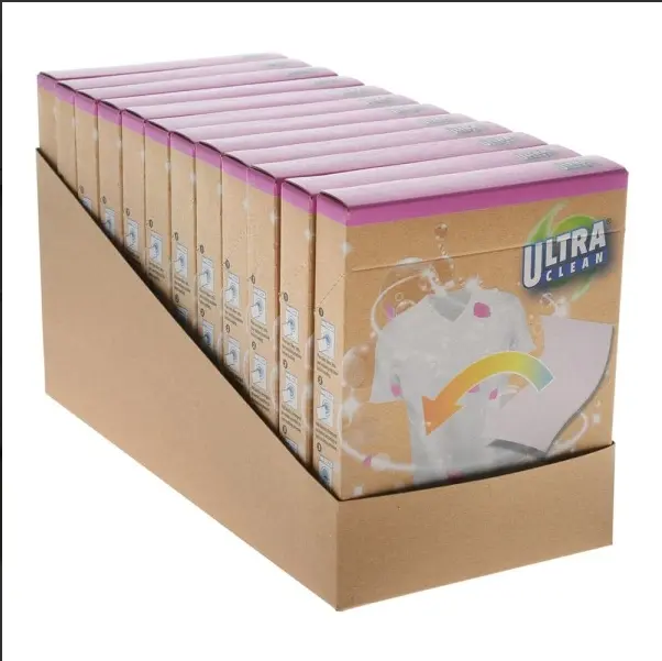 PACK 12 UNIDADES DE 10 HOJAS SUAVIZANTES DE ROPA-ULTRA CLRAN - 1