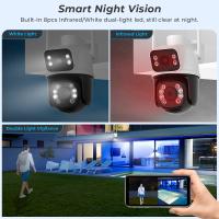 Cámara De Seguridad BESDER 8MP PTZ Wifi Exterior Visión Nocturna Doble Pantalla Detección De Humanos CCTV IP Protección 4MP - details 9
