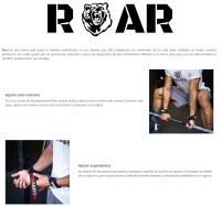 Roar® Correas Levantamiento de Pesas Profesionales 100% Algodón, Straps Powerlifting, Agarres para Gym, Agarraderas Gimnasio para Peso Muerto, Crossfit Weight Lifting - details 0